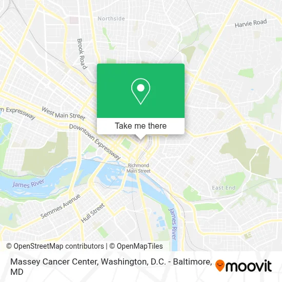 Massey Cancer Center map