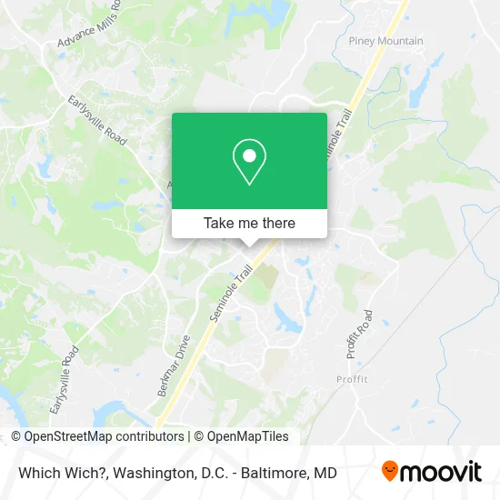 Which Wich? map