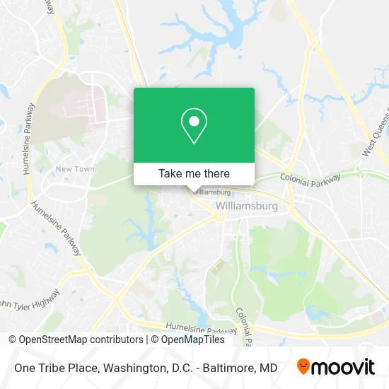 One Tribe Place map