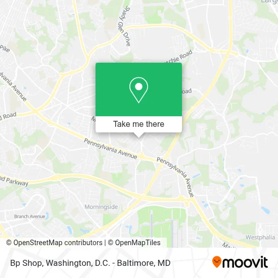 Bp Shop map