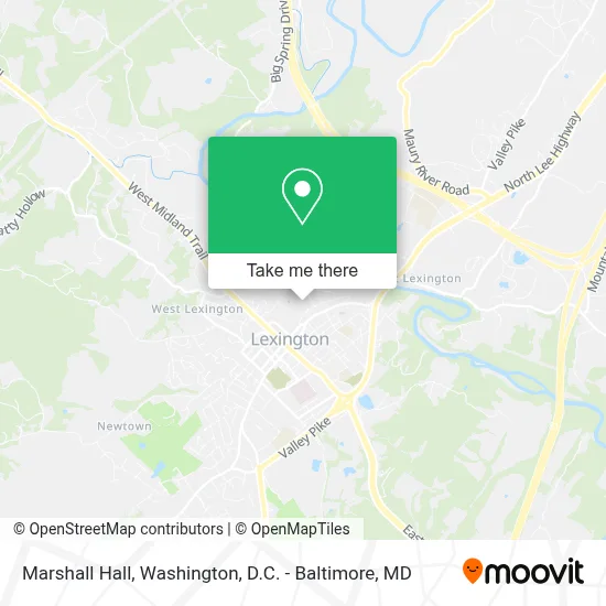 Marshall Hall map