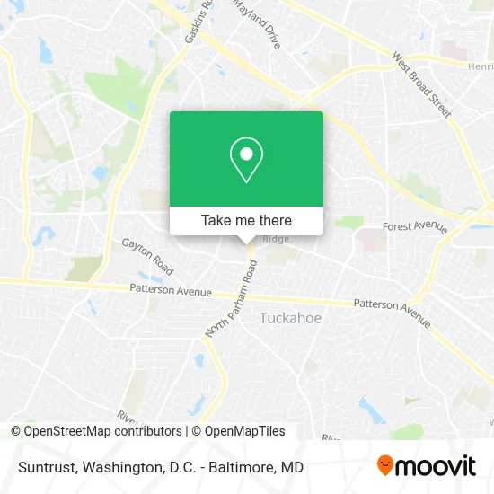 Suntrust map