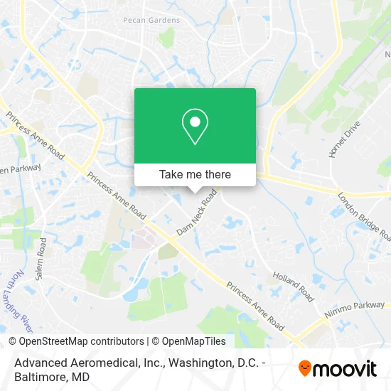 Advanced Aeromedical, Inc. map