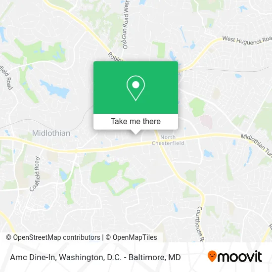 Amc Dine-In map