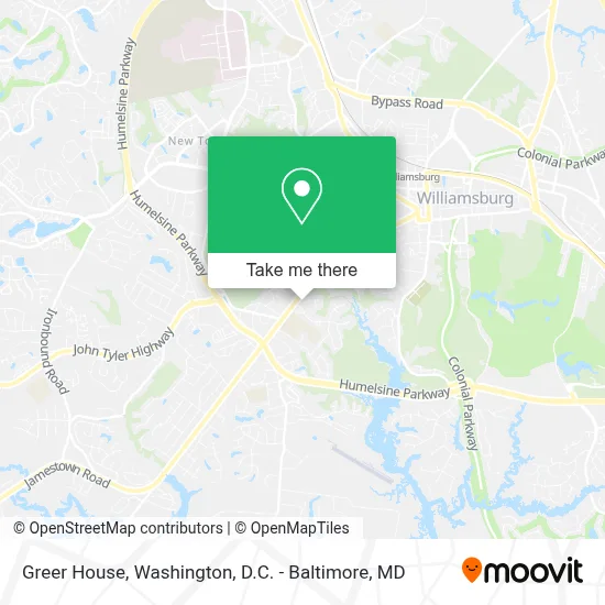 Greer House map