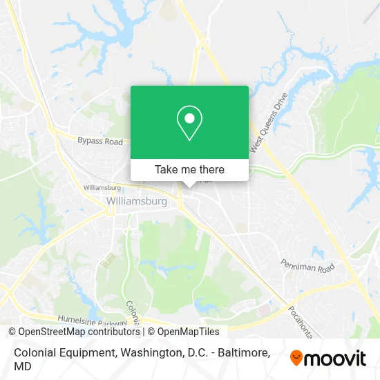 Colonial Equipment map