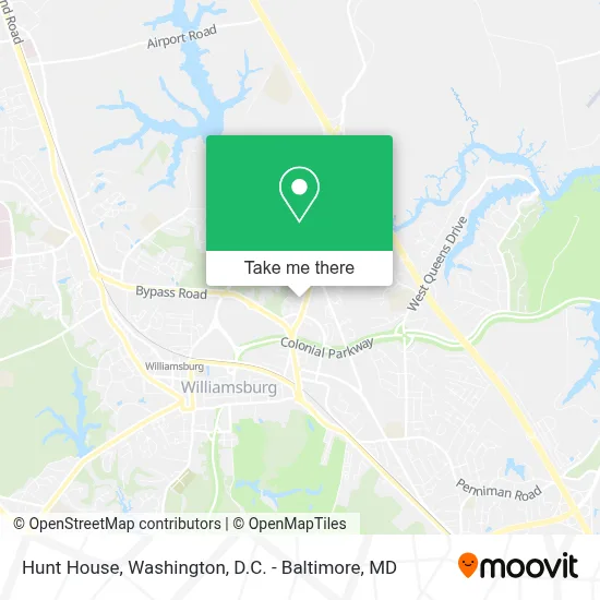 Hunt House map
