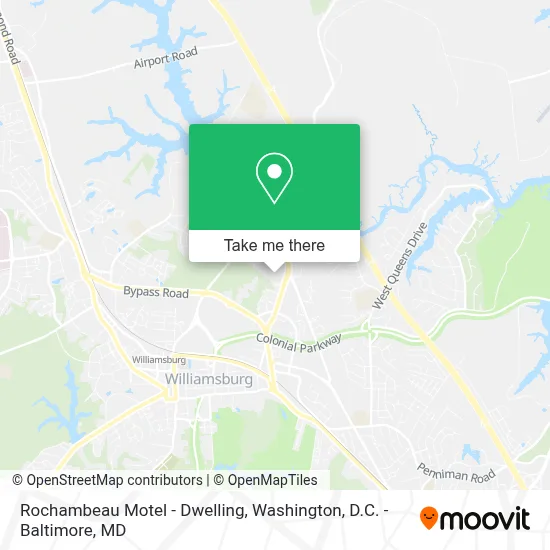 Rochambeau Motel - Dwelling map