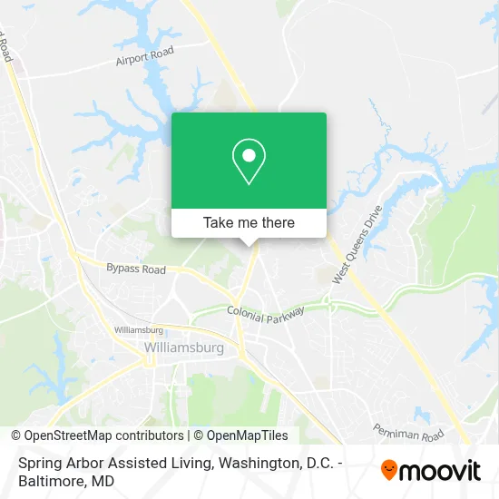 Spring Arbor Assisted Living map