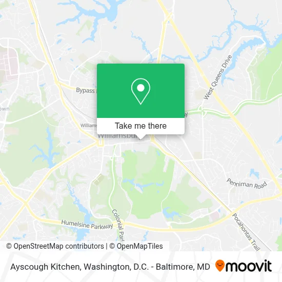 Ayscough Kitchen map