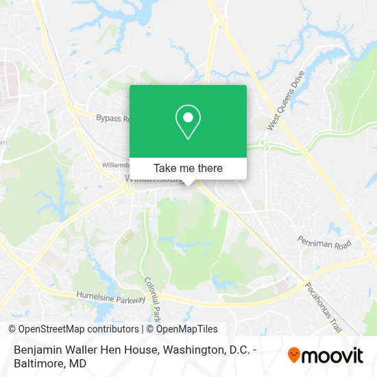 Benjamin Waller Hen House map