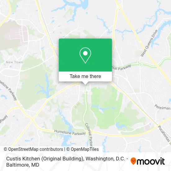 Custis Kitchen (Original Building) map