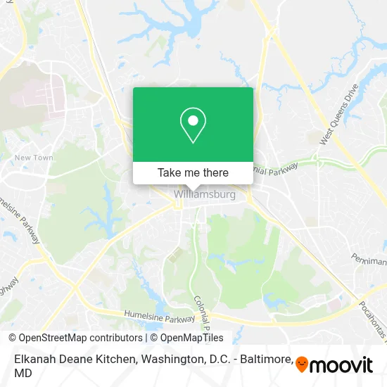Elkanah Deane Kitchen map