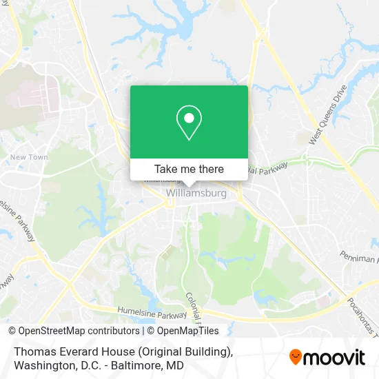 Thomas Everard House (Original Building) map