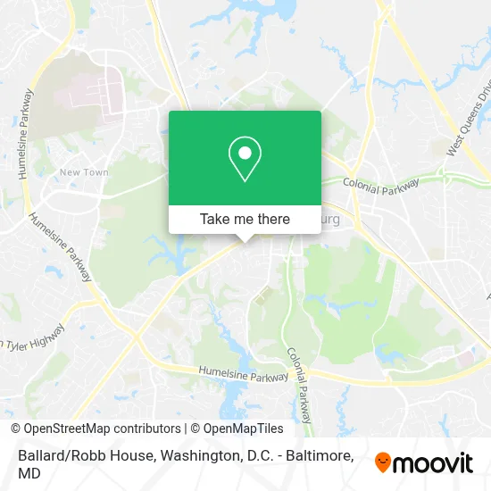 Ballard/Robb House map