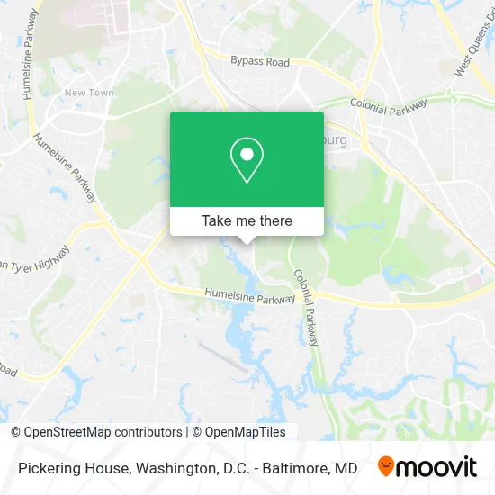 Pickering House map