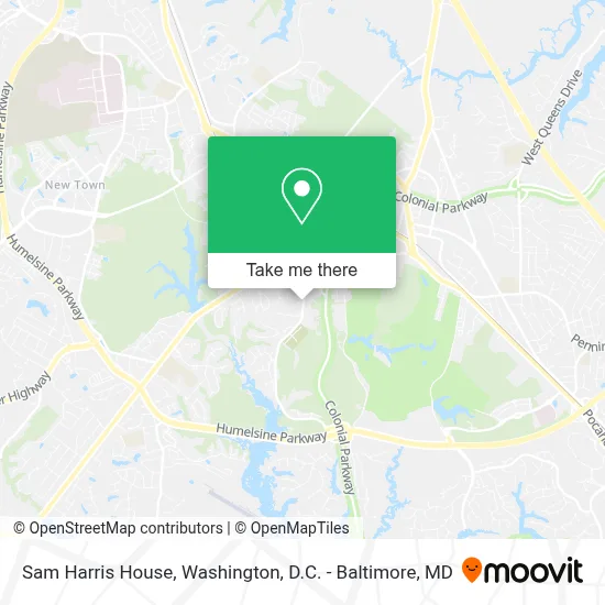 Sam Harris House map