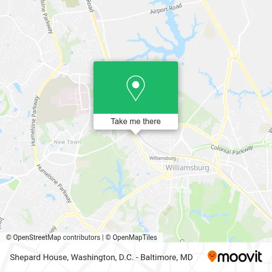 Shepard House map