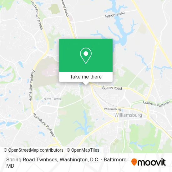 Spring Road Twnhses map