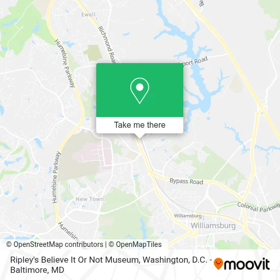 Ripley's Believe It Or Not Museum map