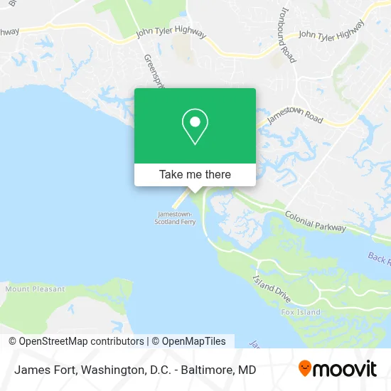 James Fort map
