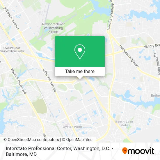 Interstate Professional Center map
