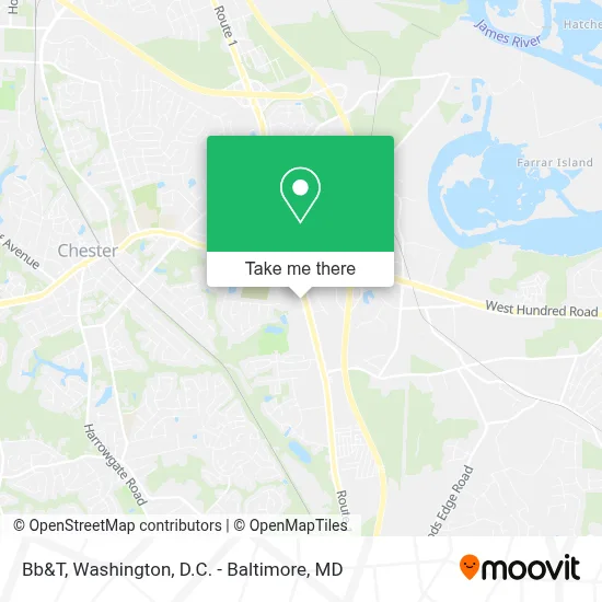 Bb&T map