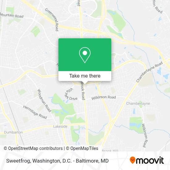 Sweetfrog map