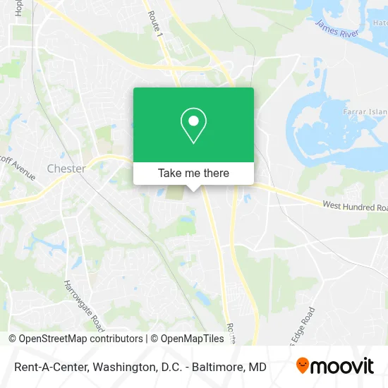 Rent-A-Center map