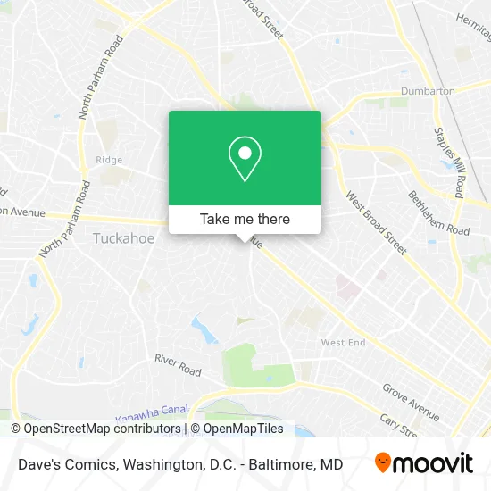 Dave's Comics map