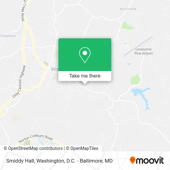 Smiddy Hall map