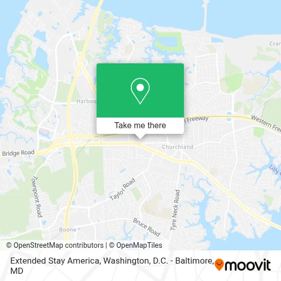 Extended Stay America map