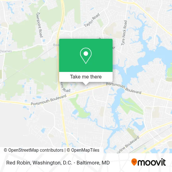 Red Robin map