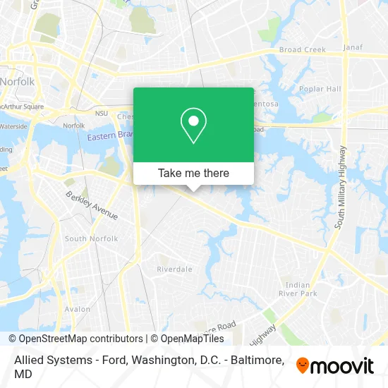 Allied Systems - Ford map