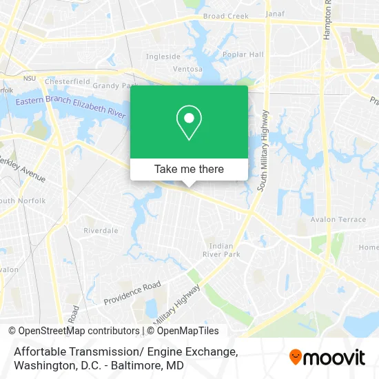 Affortable Transmission/ Engine Exchange map