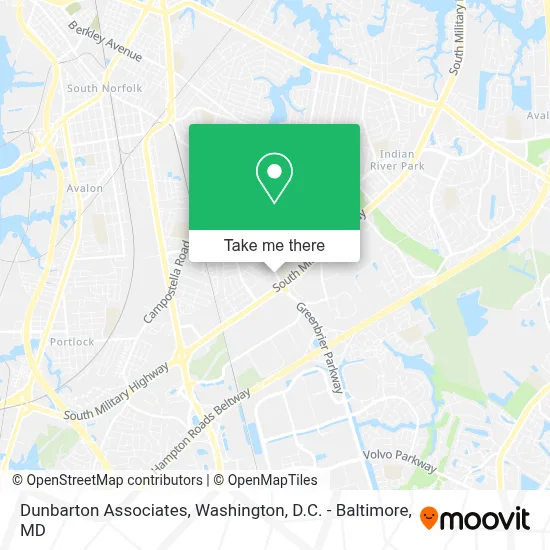 Dunbarton Associates map
