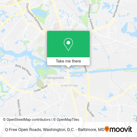 Q-Free Open Roads map