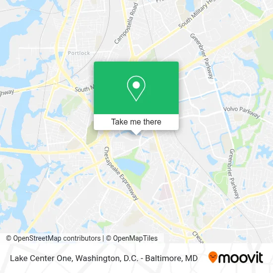 Lake Center One map