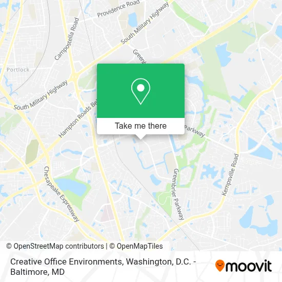 Creative Office Environments map