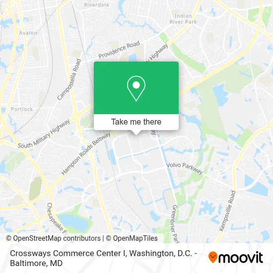 Crossways Commerce Center I map