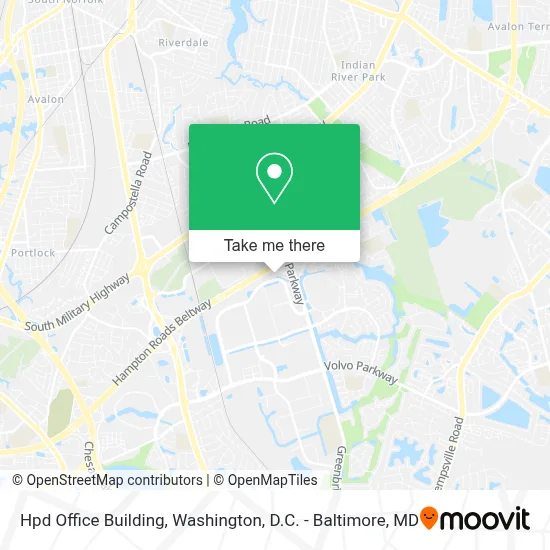 Hpd Office Building map