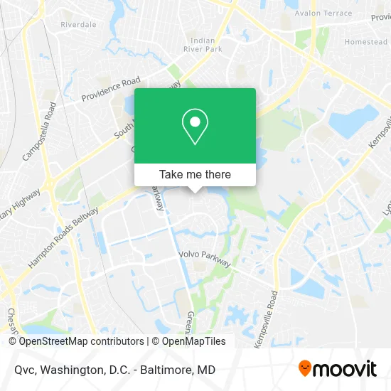Qvc map
