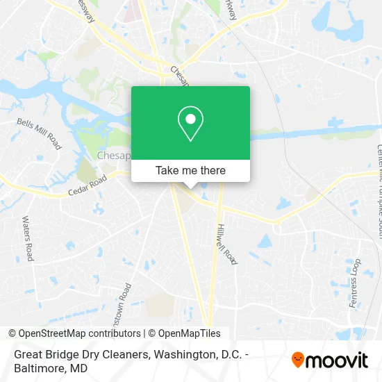 Great Bridge Dry Cleaners map