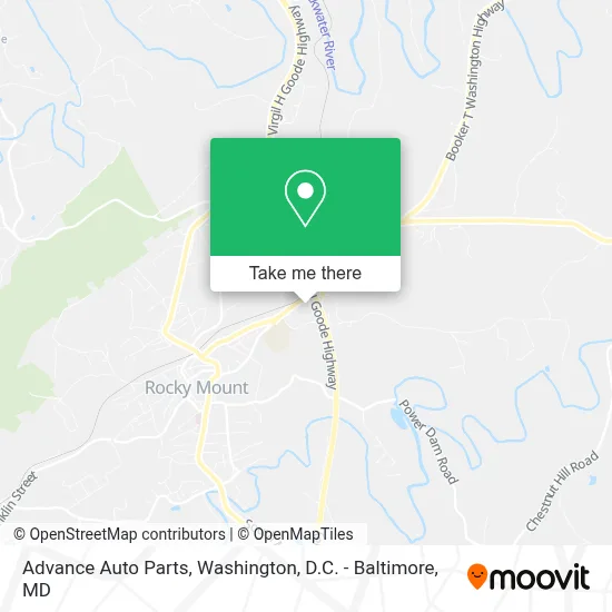 Advance Auto Parts map