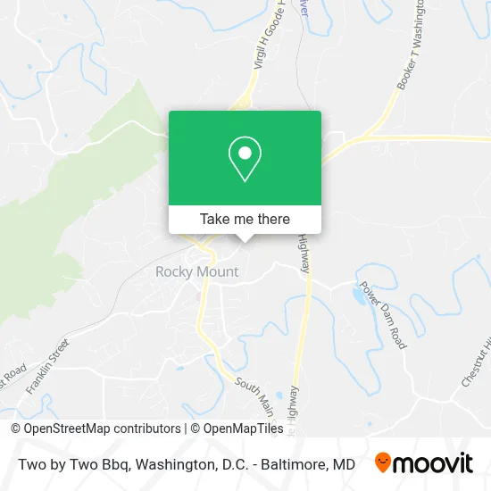 Two by Two Bbq map