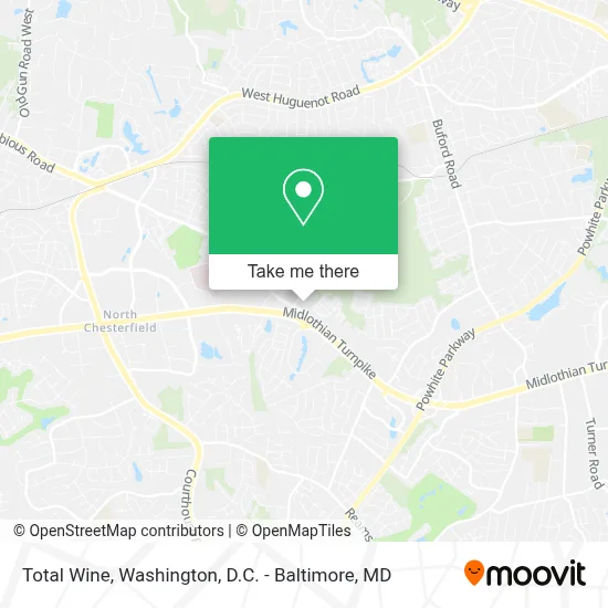 Total Wine map