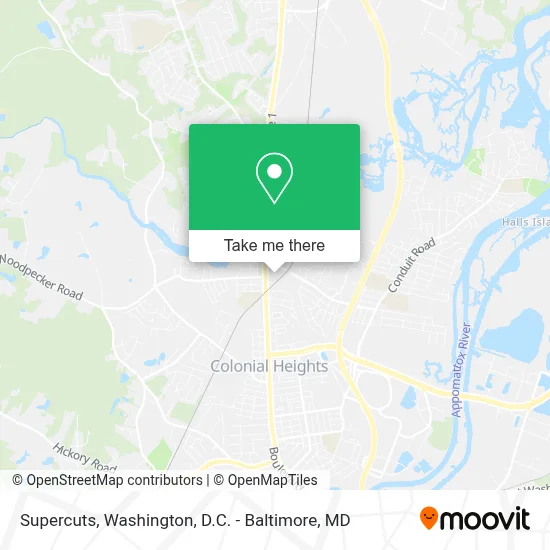 Supercuts map