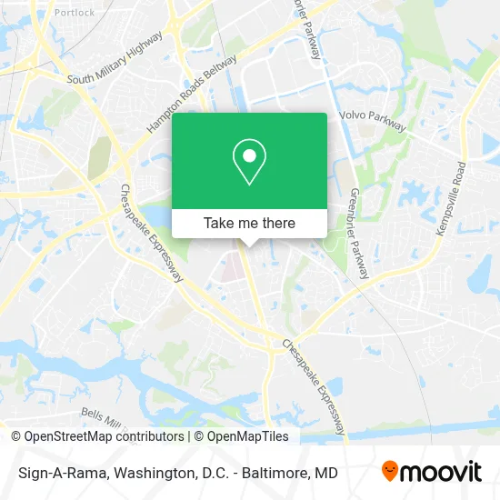 Sign-A-Rama map