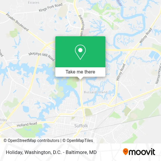 Holiday map