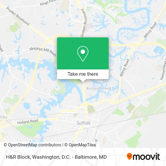 H&R Block map